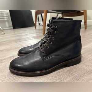 Bacco Bucci Studio Men’s Leather Boots (Black, 11.5)